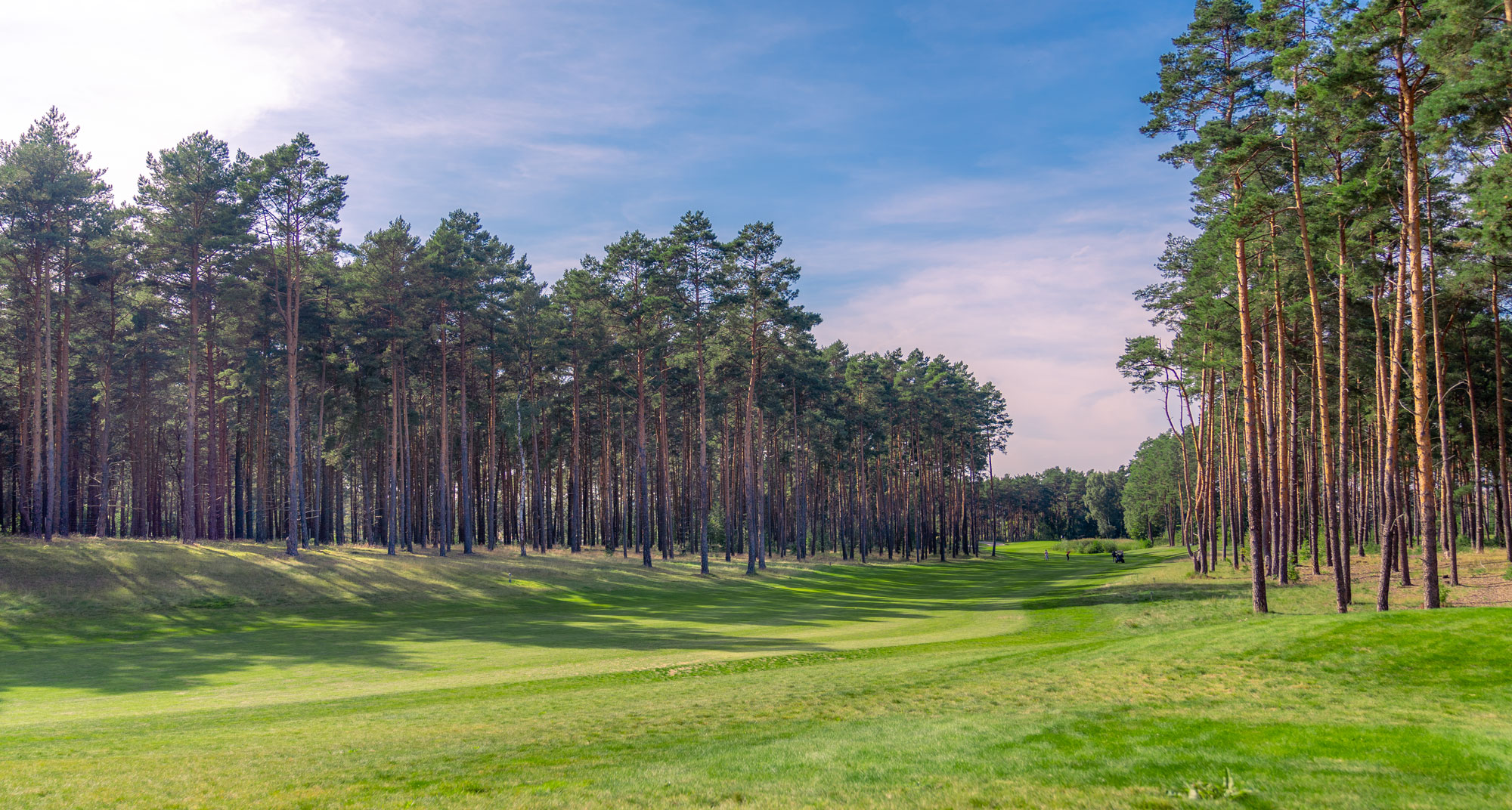 Schöner Ausblick auf den Golfclub Motzen